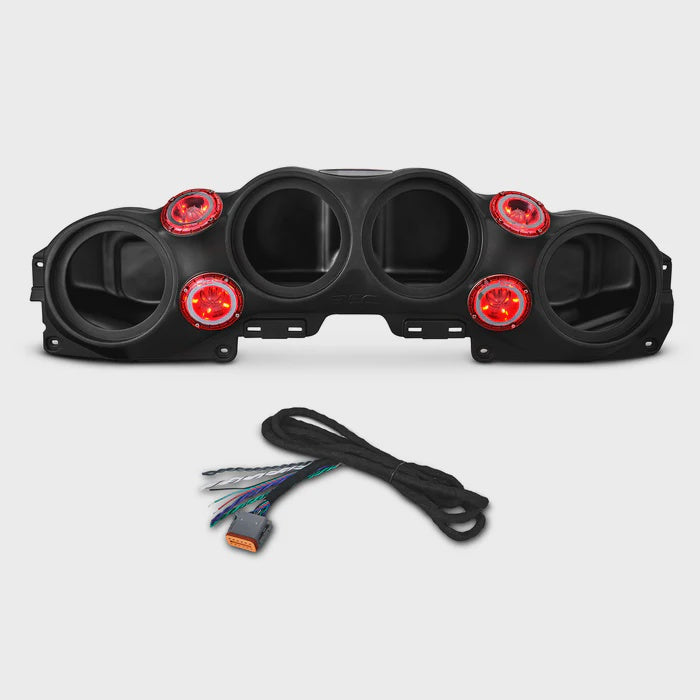 Jeep JL/JLU,JT Overhead Bar System Fits 4 X 8" Speakers (Not Included) and 4 X Tweeters PRO-TW4L and Harness Included