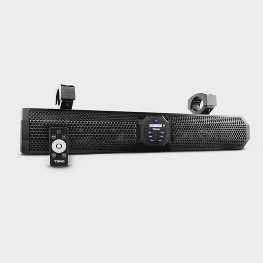 24" Marine Amplified with Bluetooth Sound Bar Speaker System 6 Speakers 600 Watts