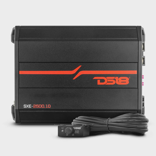 SXE-2500.1D Class D 1-Channel Monoblock Car Amplifier 800 x 1 RMS @1 Ohm 2500 Watts